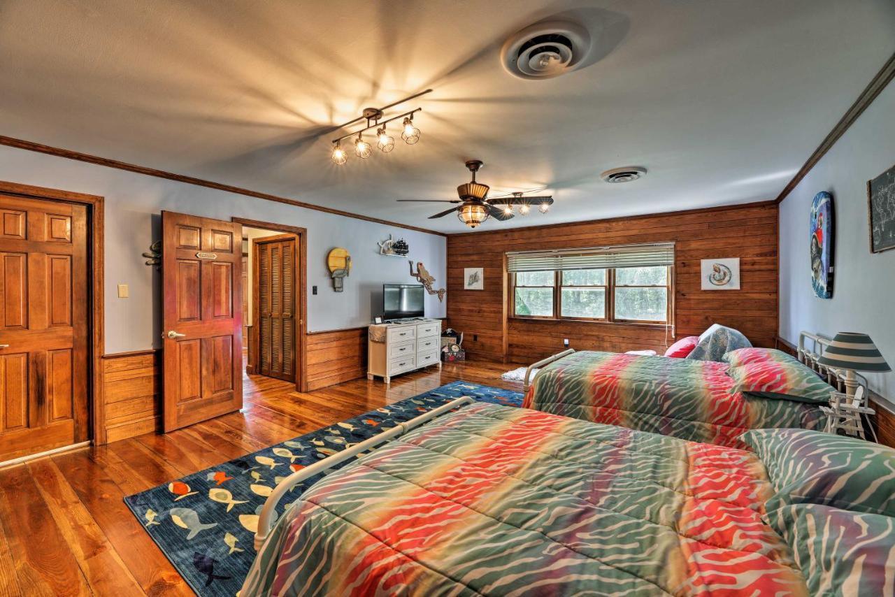 Bayfront Blounts Creek Home Private Beach And Dock! Whichard Beach Kültér fotó