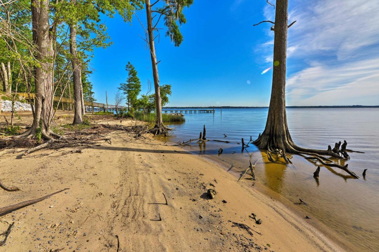 Bayfront Blounts Creek Home Private Beach And Dock! Whichard Beach Kültér fotó