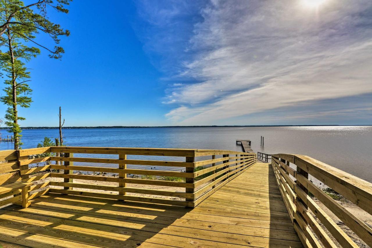 Bayfront Blounts Creek Home Private Beach And Dock! Whichard Beach Kültér fotó