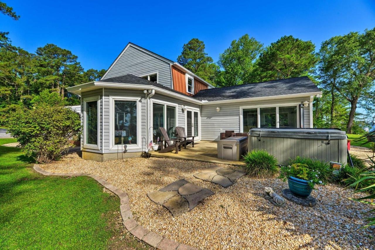 Bayfront Blounts Creek Home Private Beach And Dock! Whichard Beach Kültér fotó